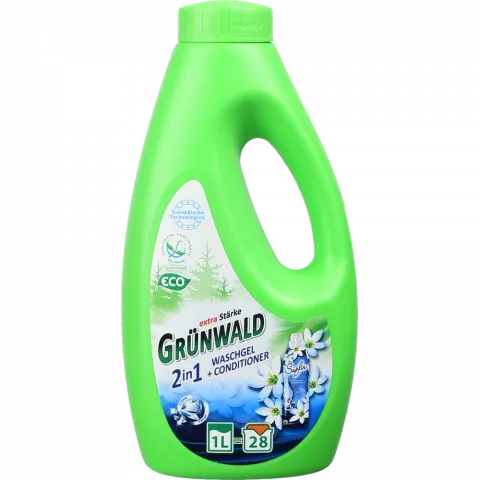 Гель д/прання Grunwald 1 л д/кольорових та білих речей 2в1