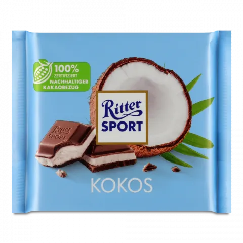 Шок Ріттер Спорт 100 г молочний з кокосом (Німеччина)
