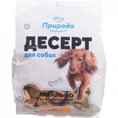 Ласощі д/собак Природа Десерт 550 г Мікс