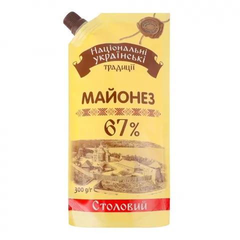 Майонез Українські традиції 300 г Столовий 67