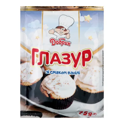 Глазур Добрик 75 г Ванільна
