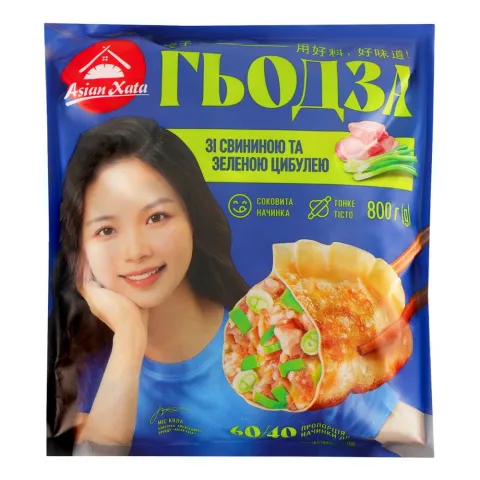 Гьодза Asian Xata 800 г зі свининою та зеленою цибулею