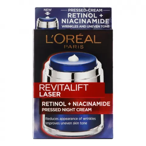 Крем д/обличчя L`Oreal 50 мл ніч. Revitalift Лазер ретинолом та нікотинамідом