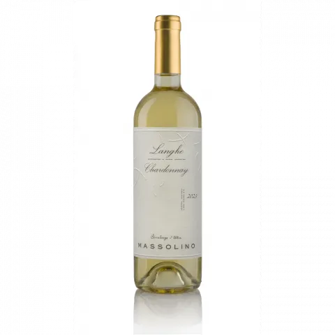 Вино Massolino Chardonnay 0,75л сухе біле 13,5 Італія