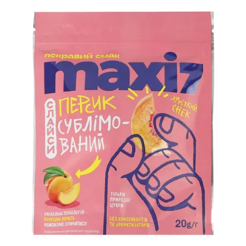 Персик Maxi 7 20 г слайс сублімований