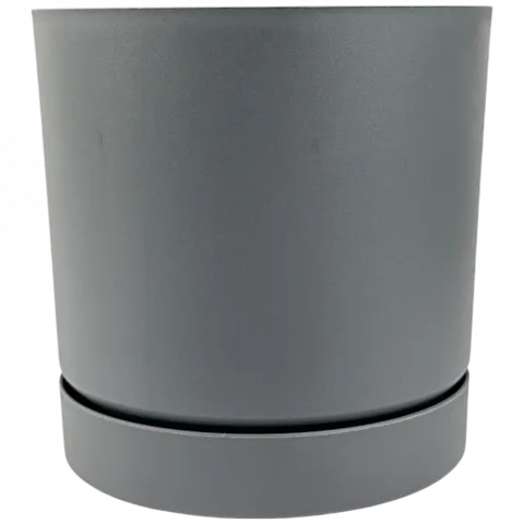 Горщик д/квітів PP Tubo 18 см темно-сірий DPOP180-419U И049 (Польща)