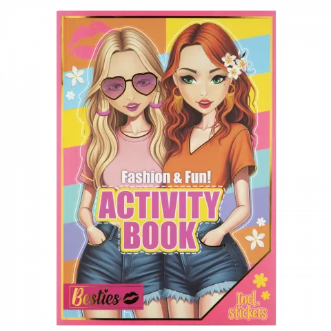 Книга д/творч. Besties Мода і розваги з наліпк. 990201