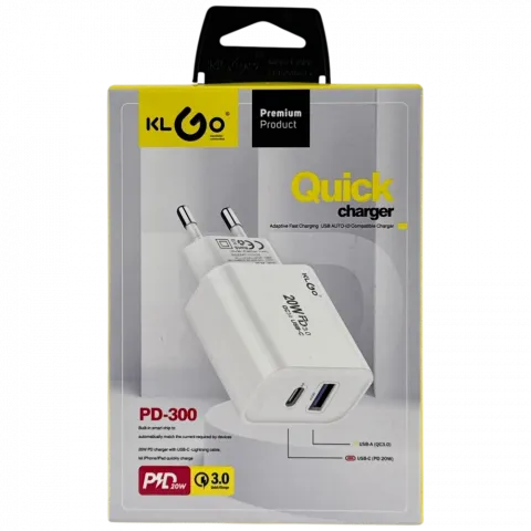 Зарядний пристрій Quick charger 20W DC 5V 3.0A(20W) U1=QC3.0, PD-300 арт. 17488-12 И687