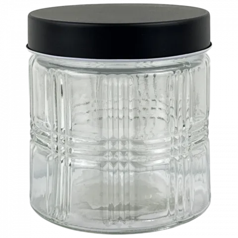 Банка скляна 700мл з кришкою клітина 1089Y-10 И169