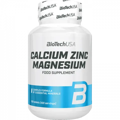 Вітаміни Biotech Calcium Zinc Magnesium 100 таб.