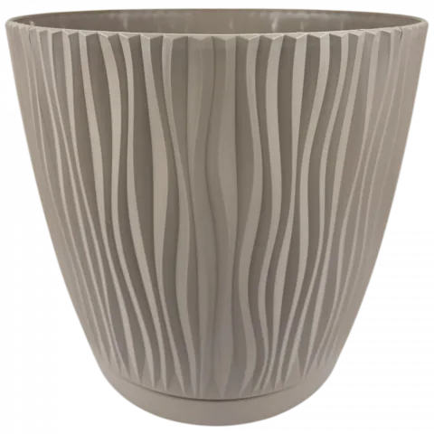 Горщик д/квітів PP Sandy P 29 см мокка DSY290P-7529U И814 (Польща)