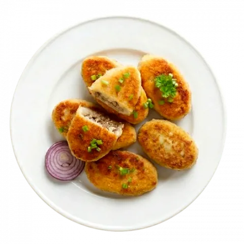 Зрази картопляні з курячим м`ясом