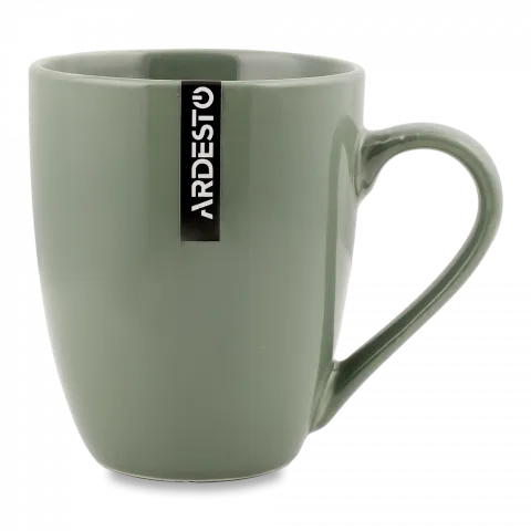 Чашка порц. Ardesto Capri 320 мл зелений AR0532CG