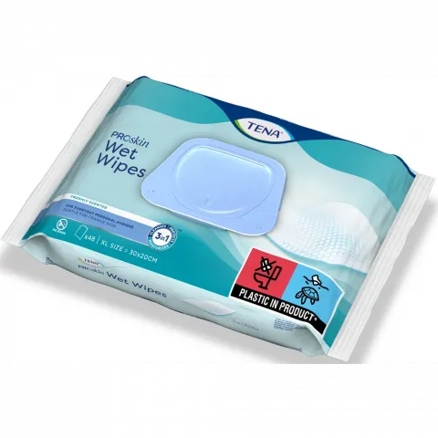 Серветки вологі Tena 48 шт. Wet Wipe