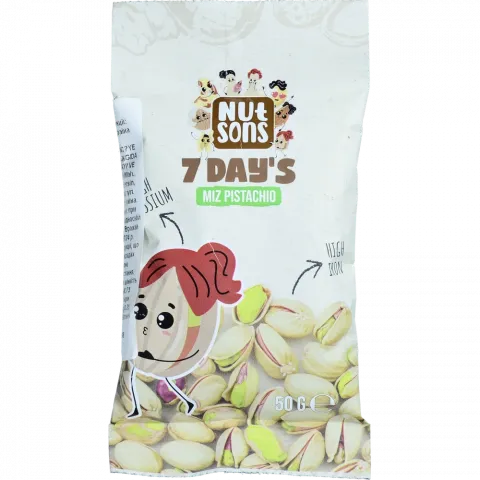 АМН Горіхи 7 Days фісташка 50 г шт