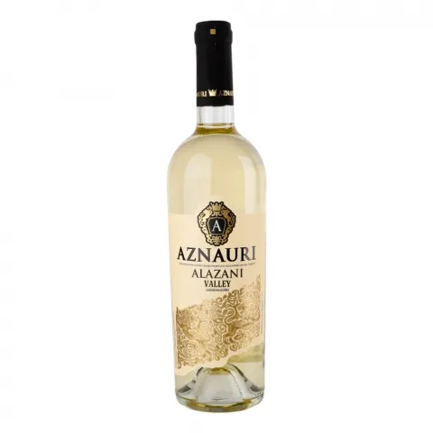 Вино Aznauri Алазанська долина 0,75 л н/сол. біле