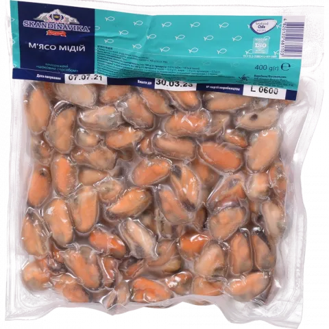 М`ясо мідій Skandinavika 400 г вак. уп.