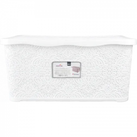 Контейнер для зберігання BURSEV мережево`, 20 л, пластик, арт. 2130 14 білий И976 (Туреччина)`