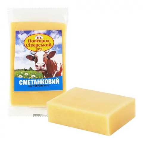 Сир Нов.- Сівер. Сметанковий фас. ваг.