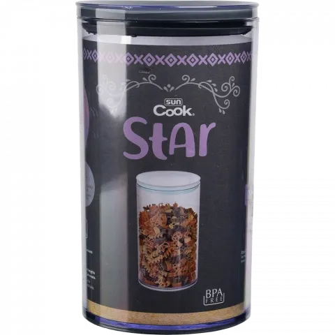 Банка для сипучих SunPlast Cook 1,3 л, пластик SC-4213 И139 (Туреччина)