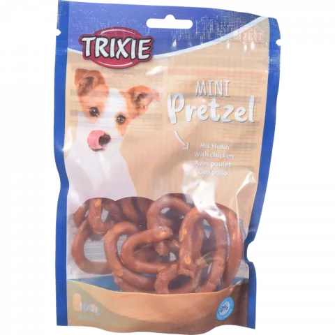 Ласощі д/собак Trixie 100 г Mini Pretzels з куркою
