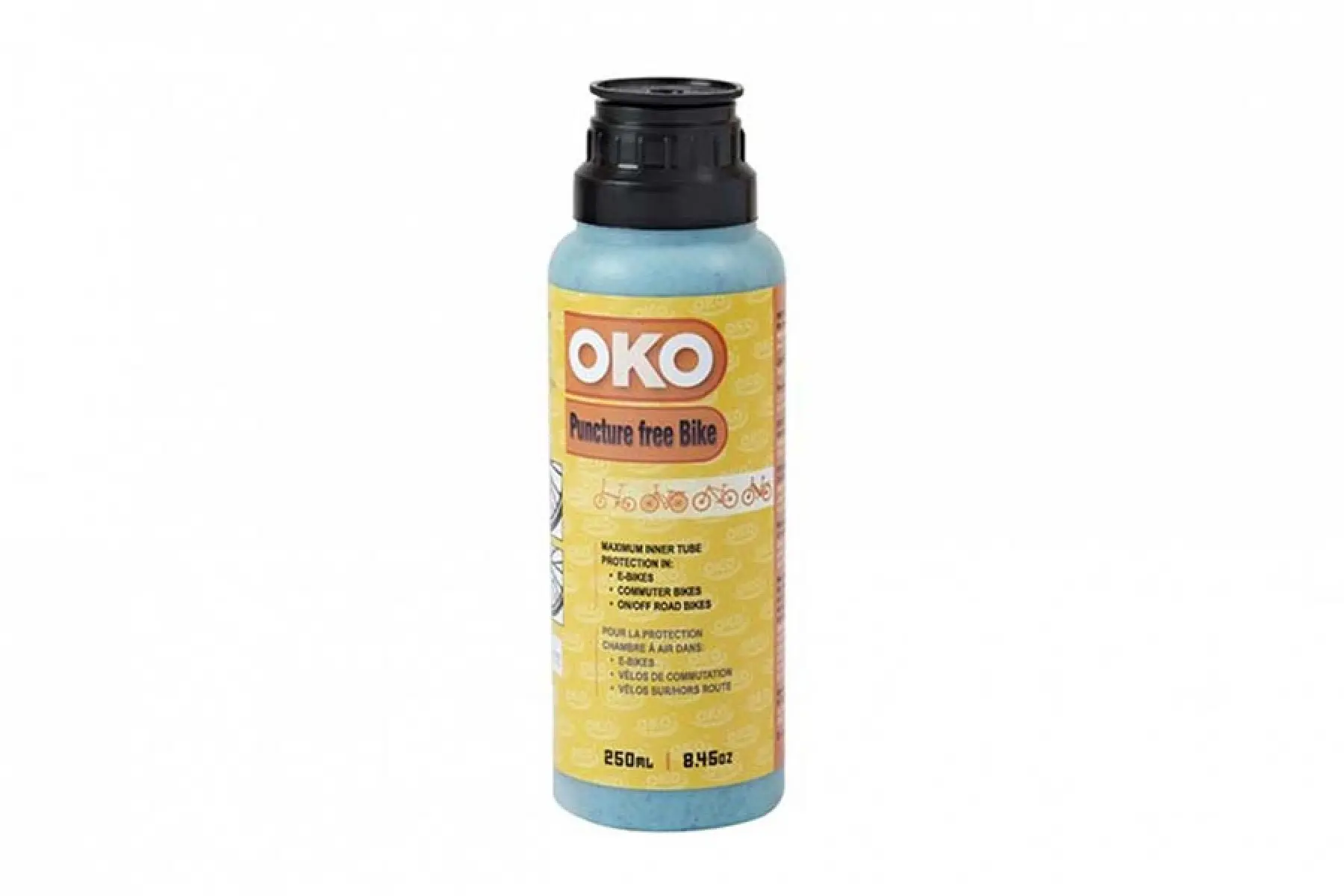 Антипрокольна рідина OKO puncture free bike для покрышек с камерами 250ml